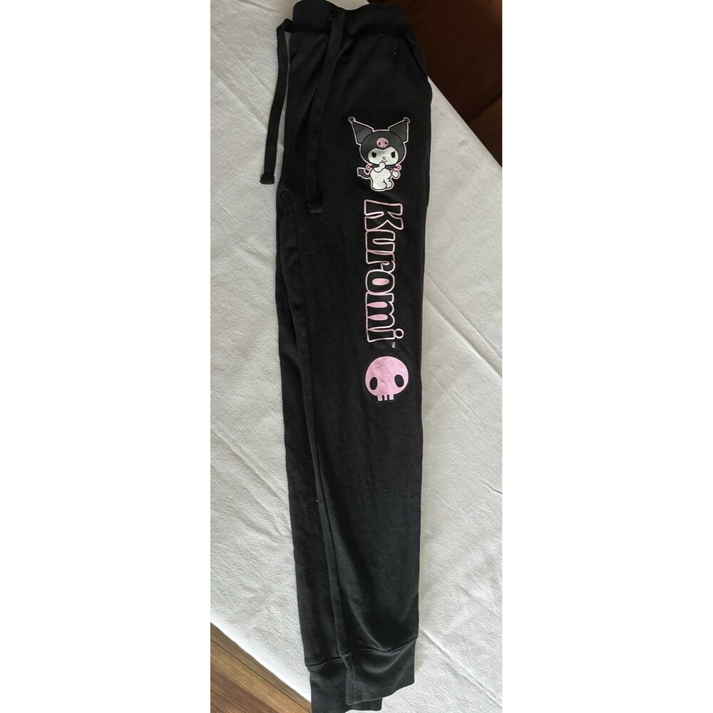 Sanrio Kuromi Black Sweatpants women's juniors M medium 7/9